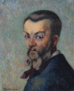 自画像、c。 1888。 作： Jean Baptiste Armand Guillaumin
