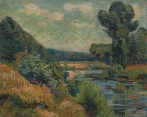 シャレントンのマルヌの銀行c。 1895 作： Jean Baptiste Armand Guillaumin
