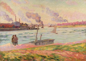 ポワントディヴリー、1886年 作： Jean Baptiste Armand Guillaumin