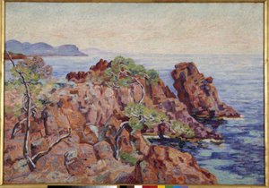 アルマン・ギヨーマン（1841-1927）によるトラヤスの絵画のゴーピヤの岩 カンティーニ美術館、マルセイユ 作： Jean Baptiste Armand Guillaumin