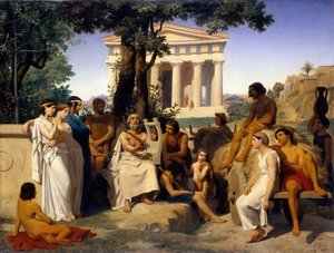 ホーマー 作： Jean Baptiste Auguste Leloir