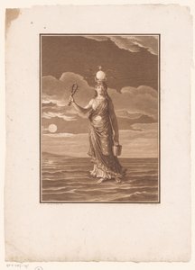 イシス、千の名前の女神、または自然の擬人化 La Déesse Myrionime, Isis, ou la Nature Personifiée 作： Jean Baptiste Blaise Simonet