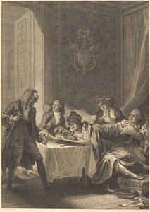 食いしん坊 作： Jean Baptiste Blaise Simonet after Jacques Louis François Touzé