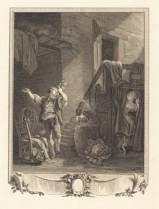 ローズとコーラ 作： Jean Baptiste Blaise Simonet after Pierre Antoine Baudouin