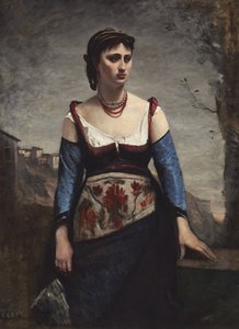 アゴスティーナ 作： Jean Baptiste Camille Corot