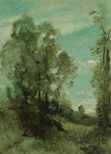 トレースケープ（午前） 作： Jean Baptiste Camille Corot