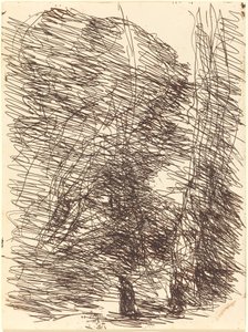 高い木の下のドリーマー 作： Jean Baptiste Camille Corot