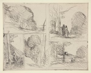 5 つのスケッチ: 1. Le Jardin de P?ricl?s (The Garden of Pericles) 2. L 作： Jean Baptiste Camille Corot