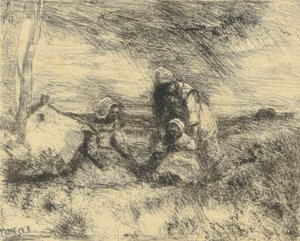 リトル・シスター 作： Jean Baptiste Camille Corot
