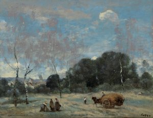 La Rentree des Foins a Marcoussis、1870-74