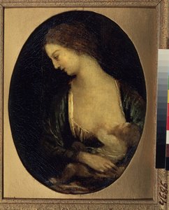 「ヴェルヌイユの聖母」（ヴェルヌーイの聖母） カミーユ・コロー作（1796-1875） 1850-1860年 プーシキン美術館、モスクワ 作： Jean Baptiste Camille Corot