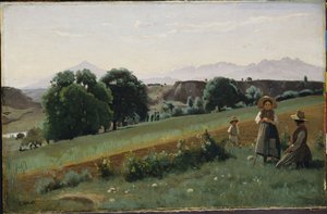 モーネックスの風景、1842年頃
