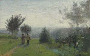春の夜明け 作： Jean Baptiste Camille Corot