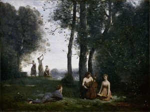 ウッドランドミュージックメーカーズカントリーコンサート 作： Jean Baptiste Camille Corot
