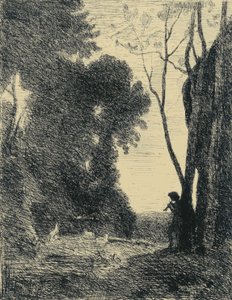 プチ・ベルジェ, 2em Planche 作： Jean Baptiste Camille Corot
