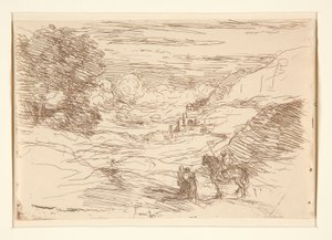 レ・パラディン (放浪の騎士団) 作： Jean Baptiste Camille Corot