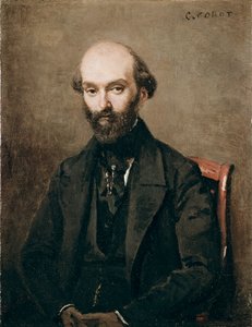 M.バイソン, 1852 作： Jean Baptiste Camille Corot