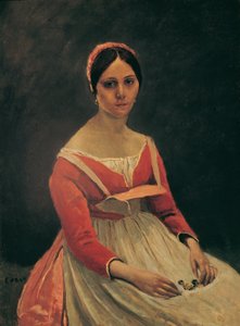 レゴワ夫人 作： Jean Baptiste Camille Corot