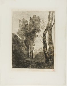 ローマ郊外 作： Jean Baptiste Camille Corot
