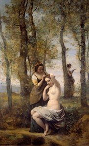 カミーユ・コロー（1796-1875）の絵画 1859年 個人蔵 作： Jean Baptiste Camille Corot