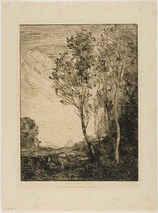 イタリアの思い出 作： Jean Baptiste Camille Corot
