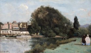 リッチモンド、ロンドン近郊、1862年 作： Jean Baptiste Camille Corot