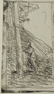 走り書き 作： Jean Baptiste Camille Corot