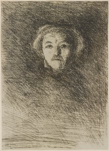 自画像 作： Jean Baptiste Camille Corot