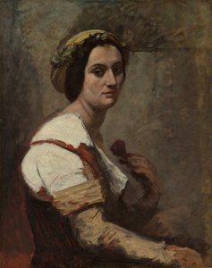シビル、1870年頃。 作： Jean Baptiste Camille Corot