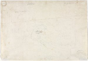 1827年の風景画のスケッチ。 作： Jean Baptiste Camille Corot