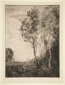 の記憶 作： Jean Baptiste Camille Corot