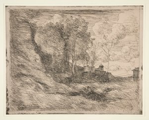 の記憶 作： Jean Baptiste Camille Corot