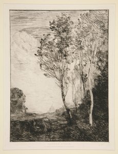 の記憶 作： Jean Baptiste Camille Corot