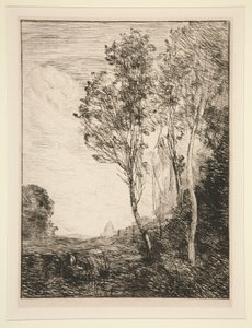 の記憶 作： Jean Baptiste Camille Corot