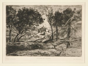 Souvenir de Toscane (トスカーナの記憶) 作： Jean Baptiste Camille Corot
