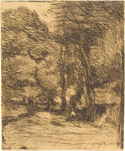 Bas-Breauのお土産 作： Jean Baptiste Camille Corot