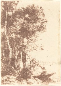 ファンプーのお土産 作： Jean Baptiste Camille Corot