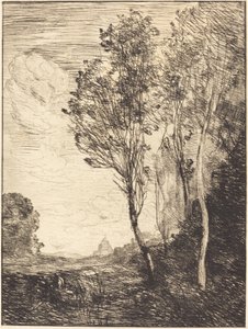 イタリアのお土産 作： Jean Baptiste Camille Corot