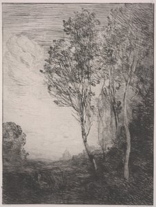 イタリアのお土産 作： Jean Baptiste Camille Corot