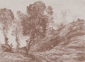 Souvenir of Italy, 1871年。 作： Jean Baptiste Camille Corot