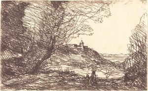 モナコ周辺のお土産 作： Jean Baptiste Camille Corot