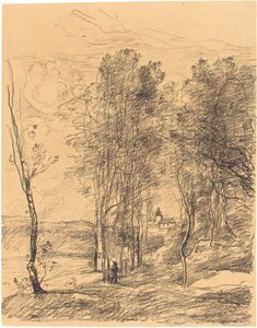 聖ニコラス・レ・アラスの鐘楼 作： Jean Baptiste Camille Corot