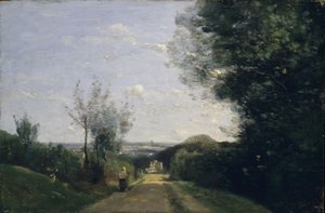 パリの周辺 作： Jean Baptiste Camille Corot
