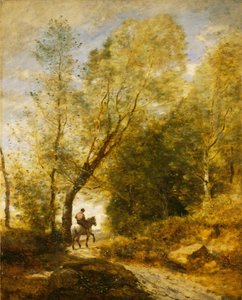 クブロンの森 作： Jean Baptiste Camille Corot