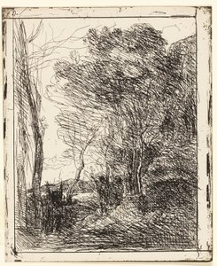 ガリア開拓地 作： Jean Baptiste Camille Corot