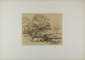 孤独な塔 作： Jean Baptiste Camille Corot
