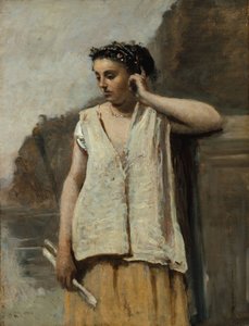 ミューズ：歴史、1865年頃 作： Jean Baptiste Camille Corot