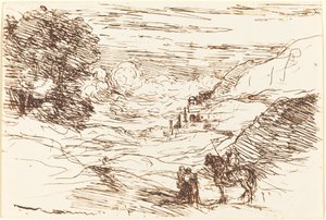The Paladins ザ・パラディンズ 1871年。 作： Jean Baptiste Camille Corot