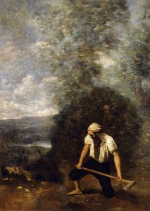ウッズマン、 作： Jean Baptiste Camille Corot