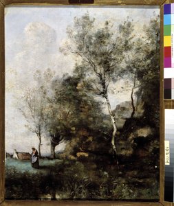 白樺 作： Jean Baptiste Camille Corot